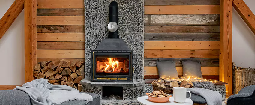Thelin Hearth Products Direct Vent Gas Stove Fireplace Inspection in Selma, California